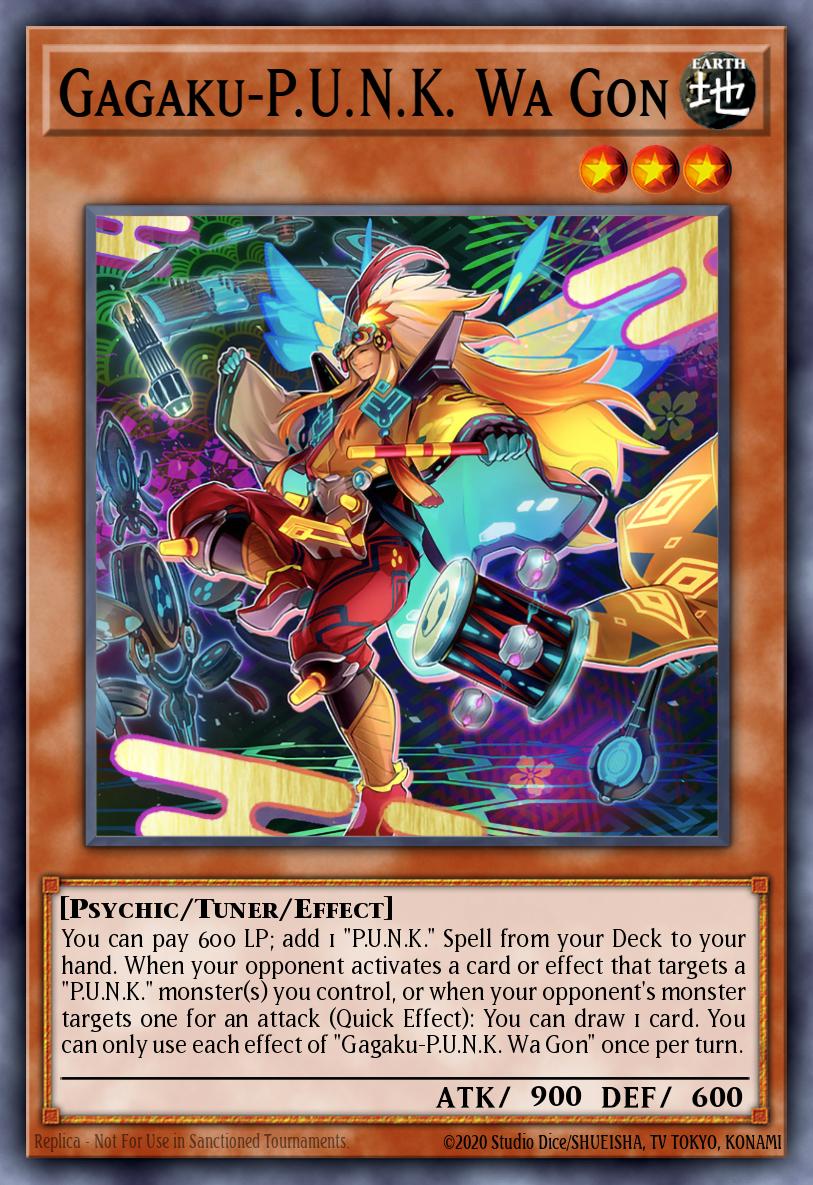 Gagaku-PUNK Wa Gon Ultra Rare BLMM-EN071 Battles of Legend Monster Mayhem Yugioh card
