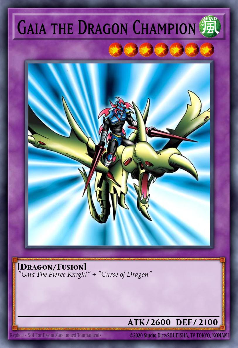 Gaia the Dragon Champion Rare DB1-EN122 Dark Beginning 1 Yugioh card