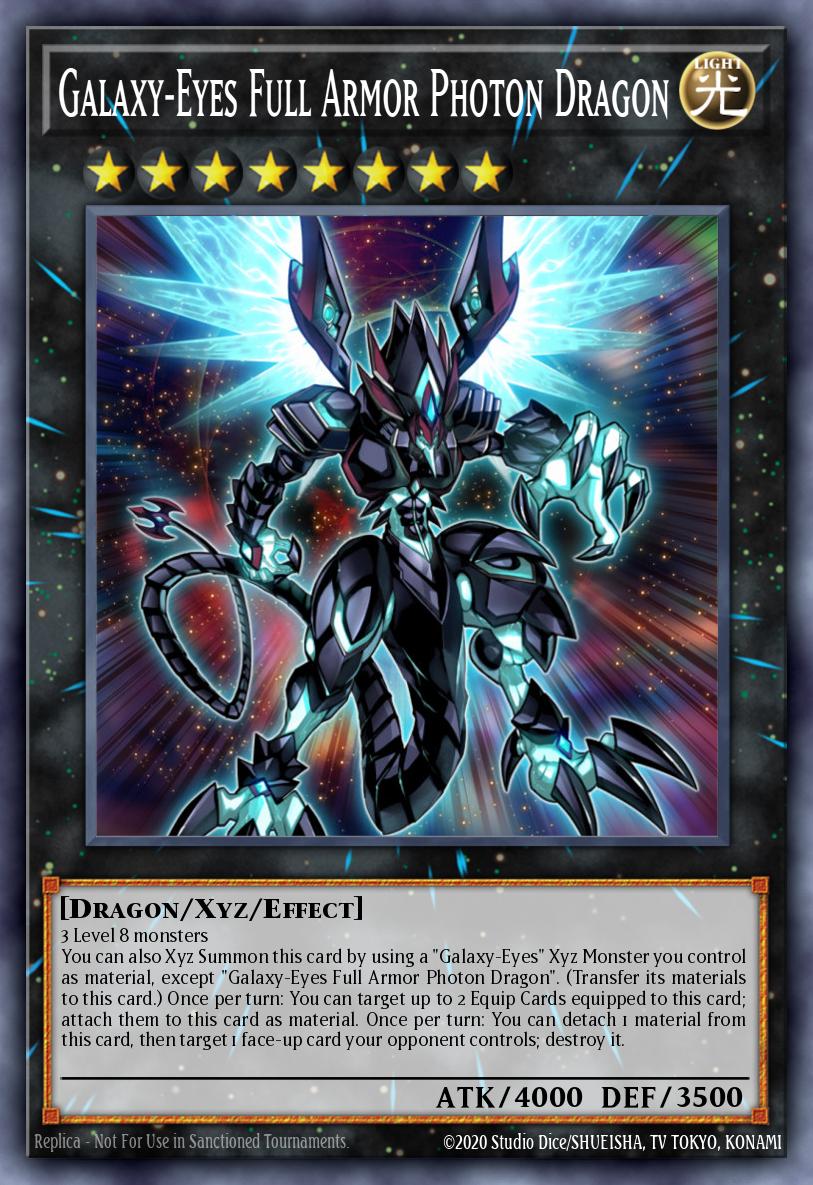Galaxy-Eyes Full Armor Photon Dragon Super Rare MP16-EN044 2016 Mega-Tin Mega Pack Yugioh card