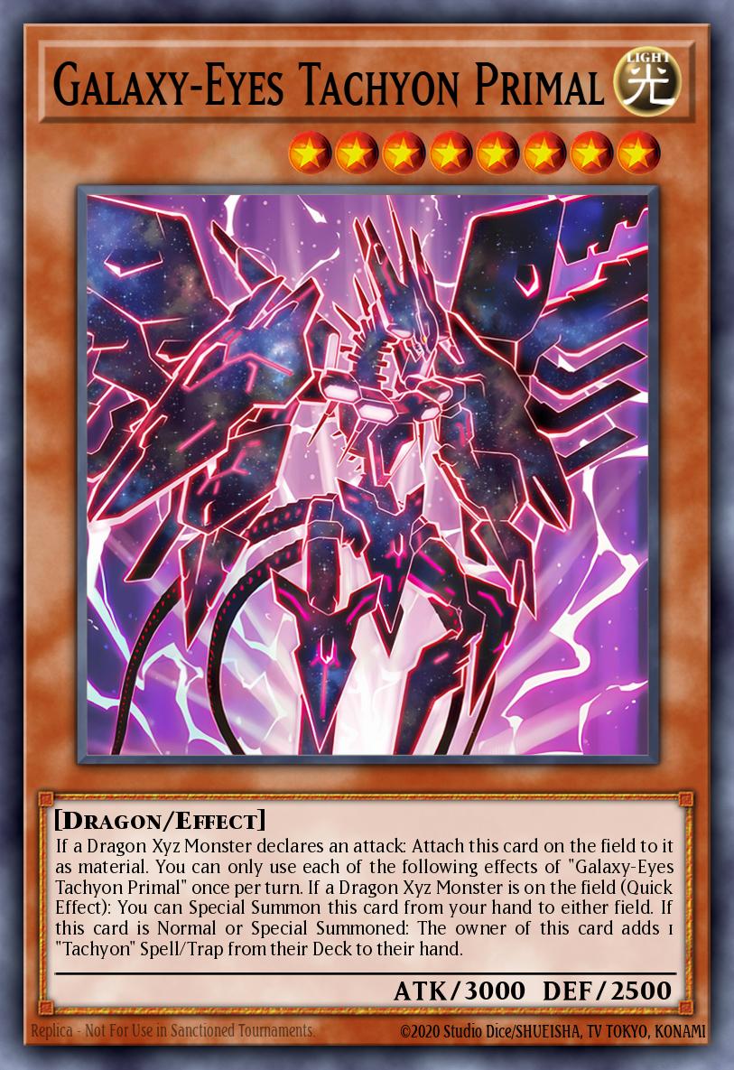 Galaxy-Eyes Tachyon Primal Collector's Rare MZTM-EN011 Maze of the Master Yugioh card