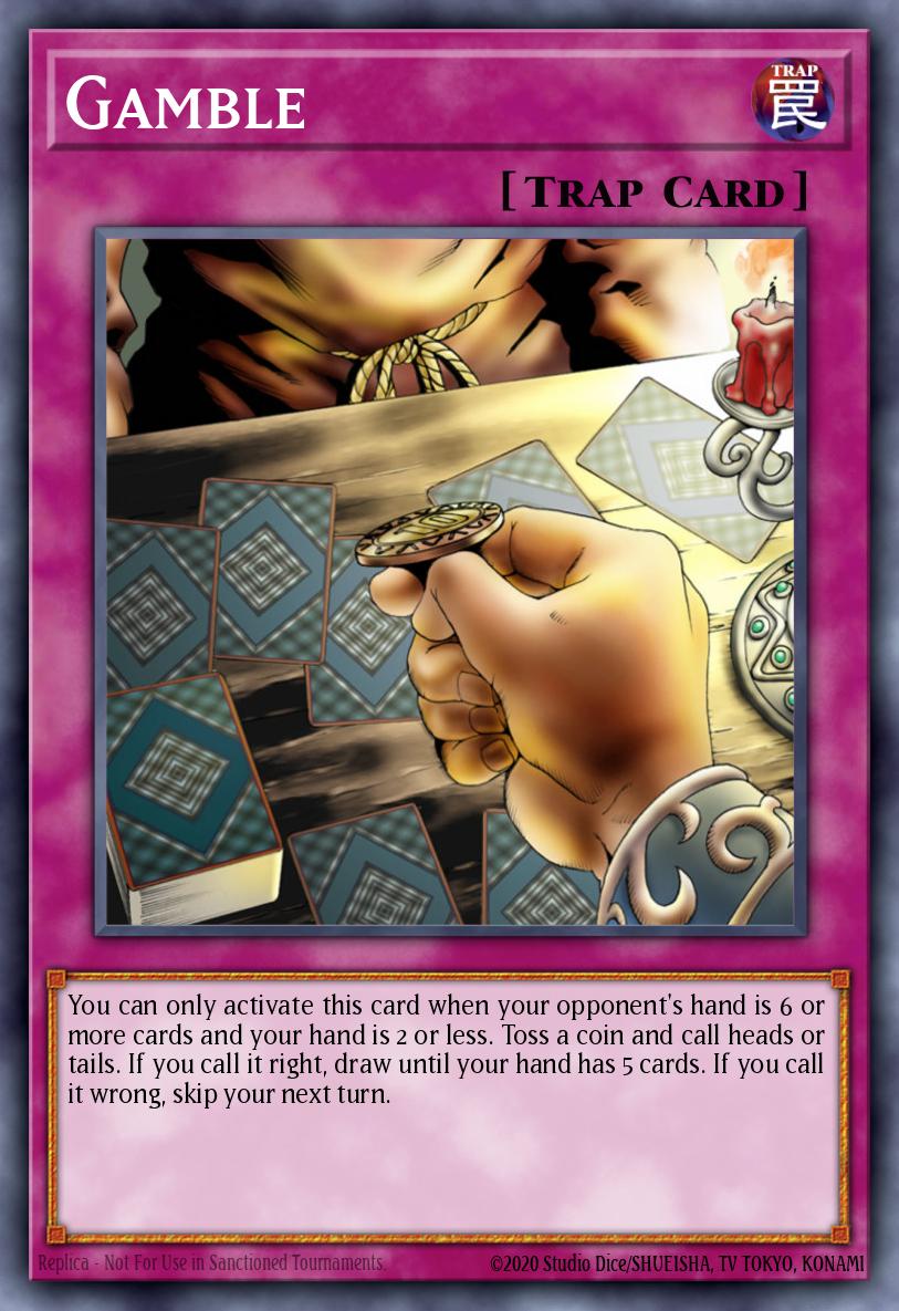 Gamble Common DB1-EN172 Dark Beginning 1 Yugioh card