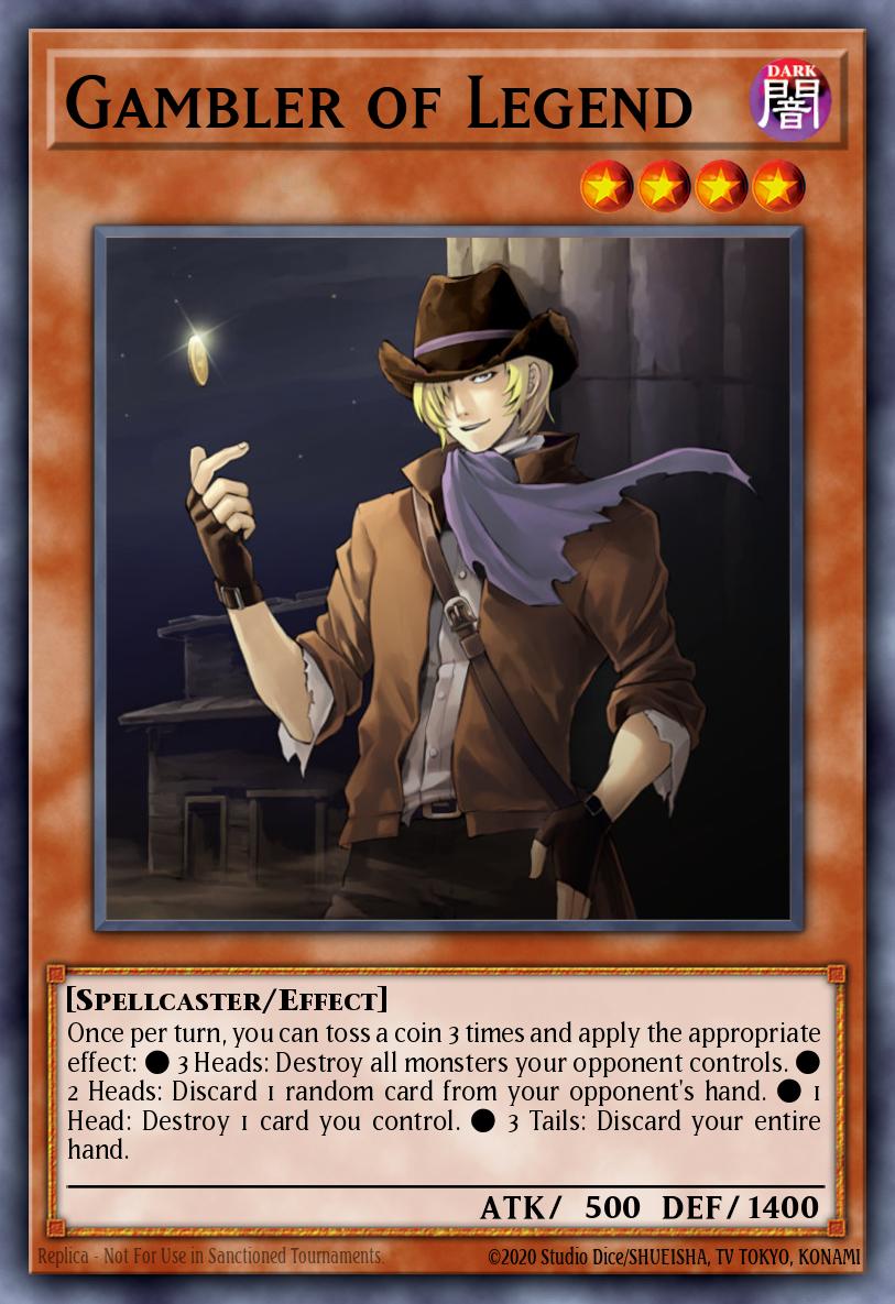 Gambler of Legend Common GLAS-EN031 Gladiators Assault Yugioh card