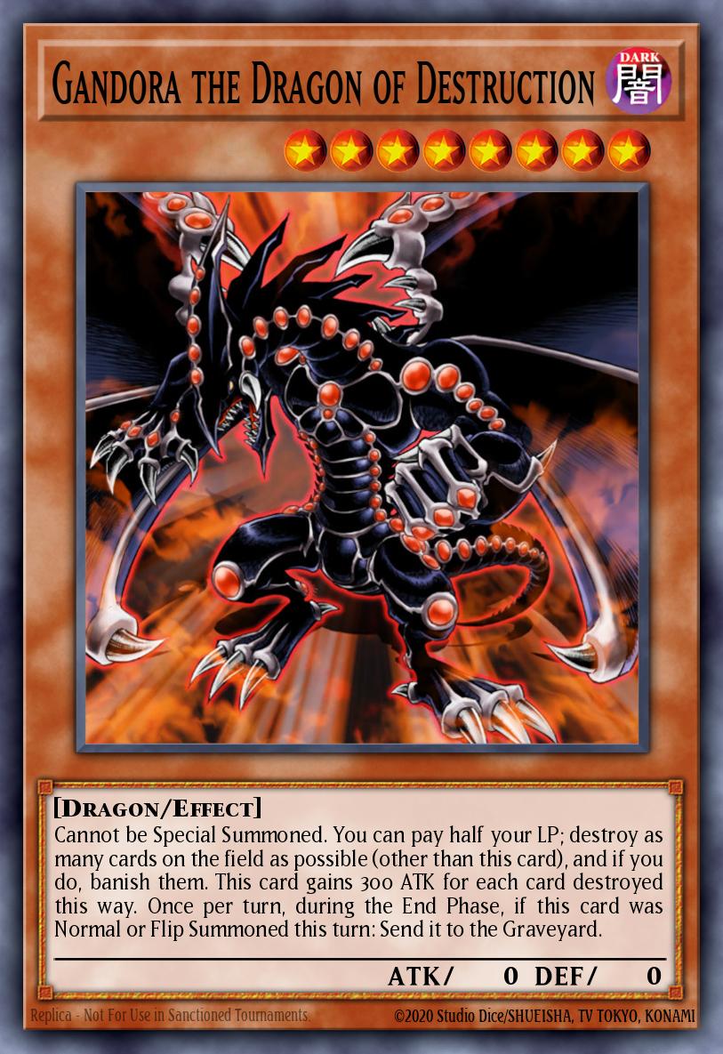 Gandora the Dragon of Destruction Super Rare CT07-EN020 Collectible Tins 2010 Wave 2 Yugioh card