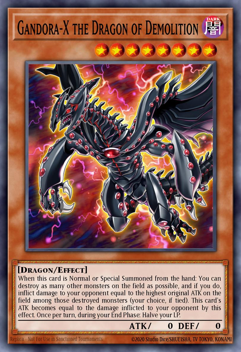 Gandora-X the Dragon of Demolition Ultra Rare MVP1-EN049 Yu-Gi-Oh! The Dark Side of Dimensions Movie Pack Yugioh card