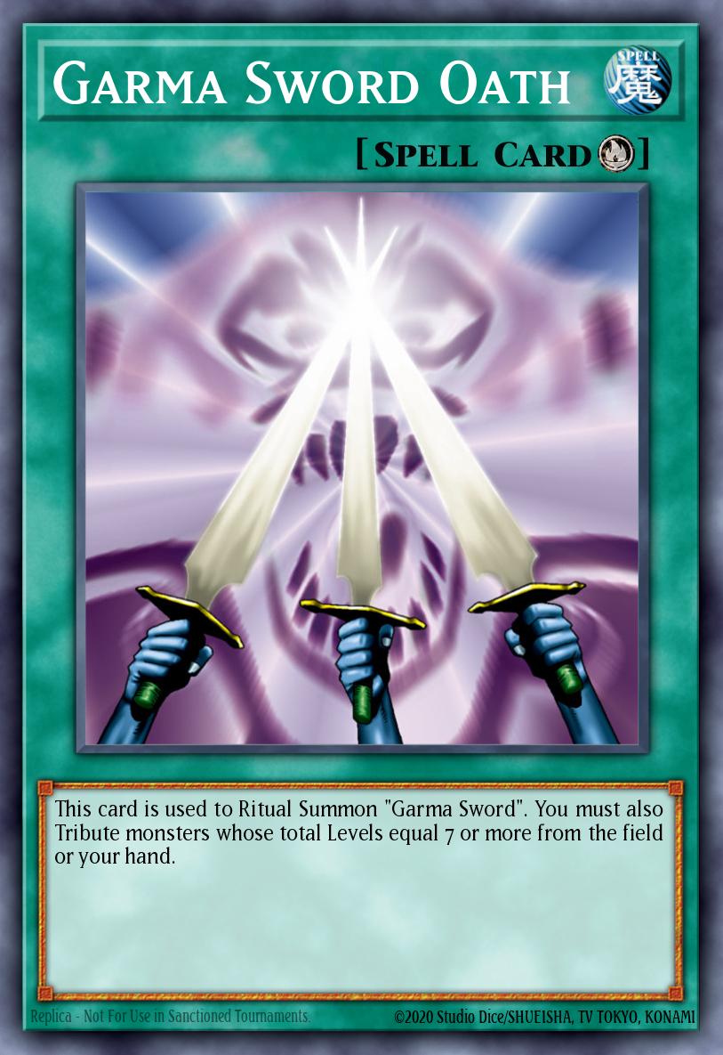 Garma Sword Oath Common TP8-EN010 Tournament Pack 8 Yugioh card