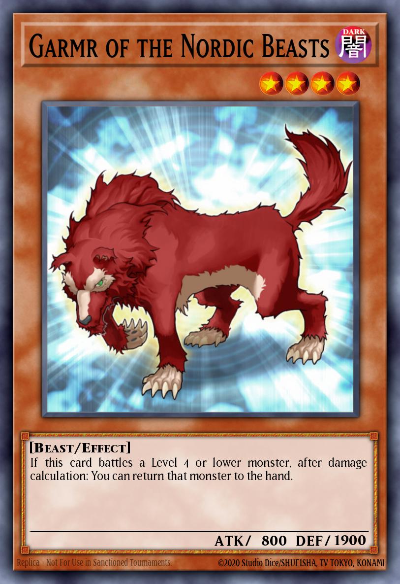 Garmr of the Nordic Beasts Common LC5D-EN179 Legendary Collection 5Ds Mega Pack Yugioh card