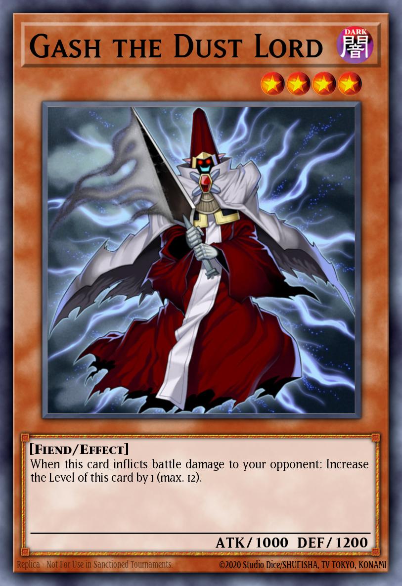 Gash the Dust Lord Super Rare NUMH-EN015 Number Hunters Yugioh card
