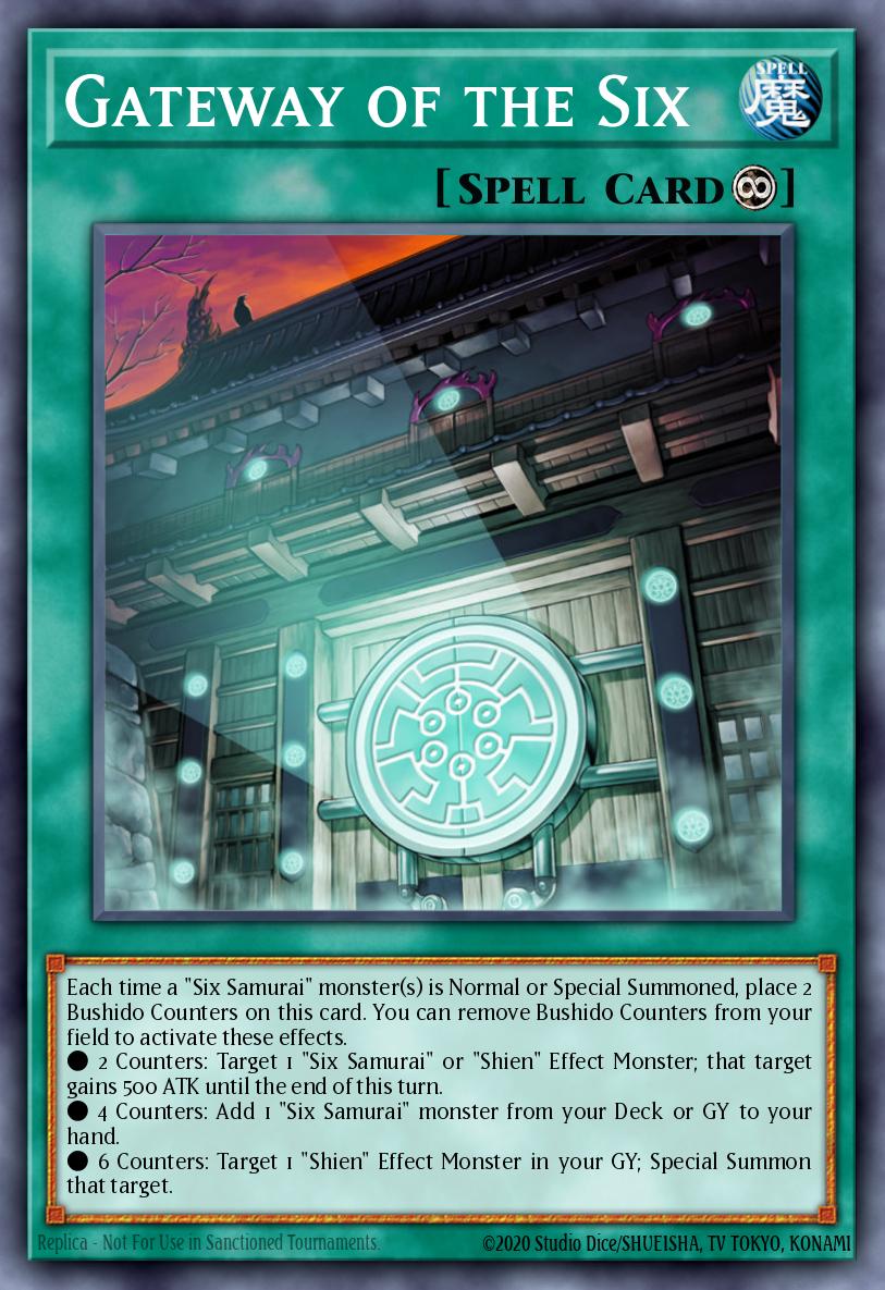 Gateway of the Six Ultra Rare BLGG-EN105 Battles of Legend: Glorious Gallery Yugioh card