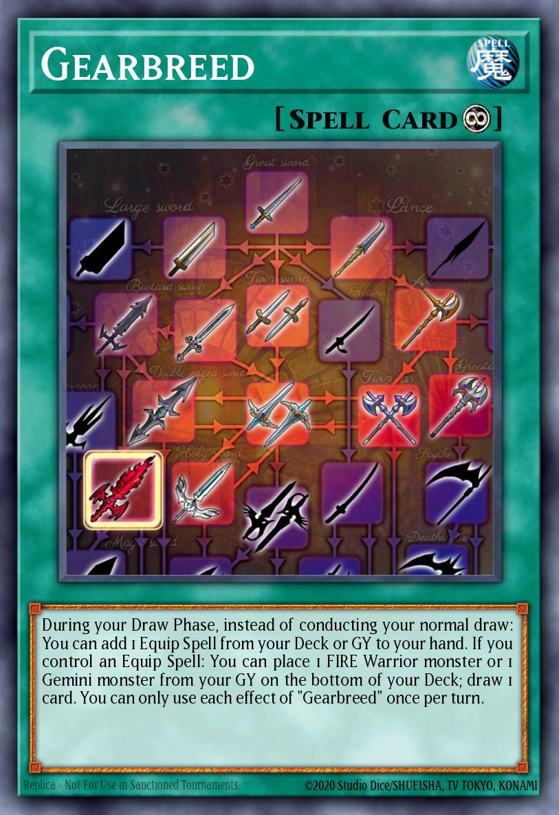 Gearbreed Rare TOCH-EN016 Toon Chaos Yugioh card