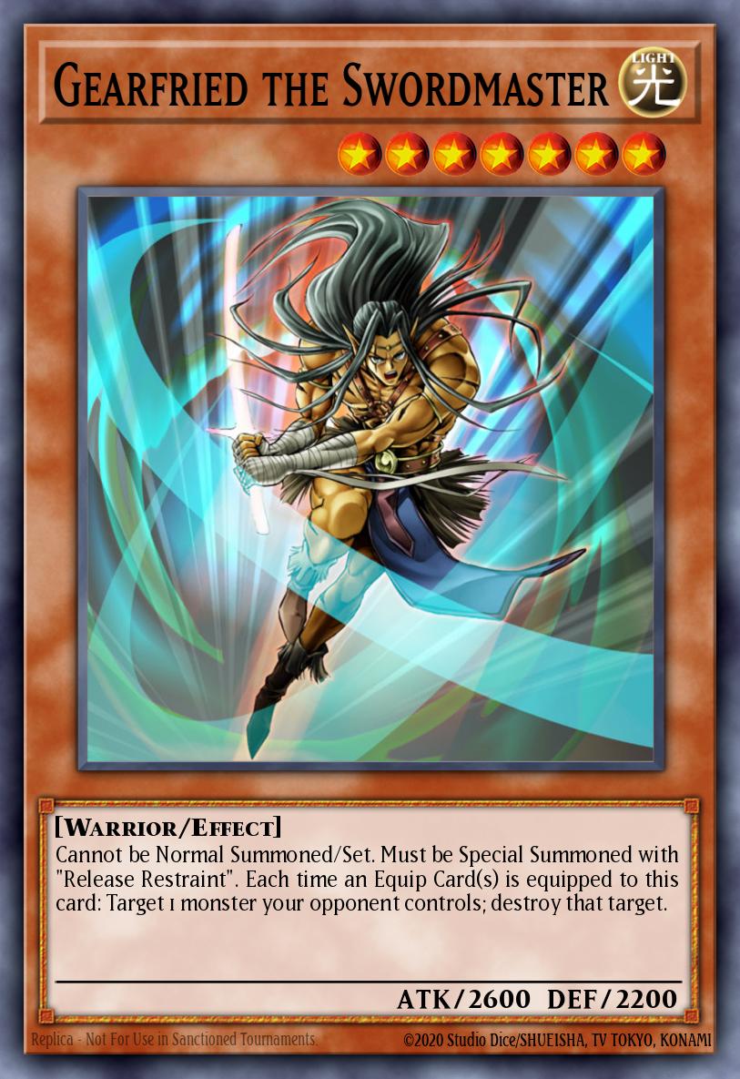 Gearfried the Swordmaster Ultra Rare DR3-EN142 Dark Revelation Volume 3 Yugioh card