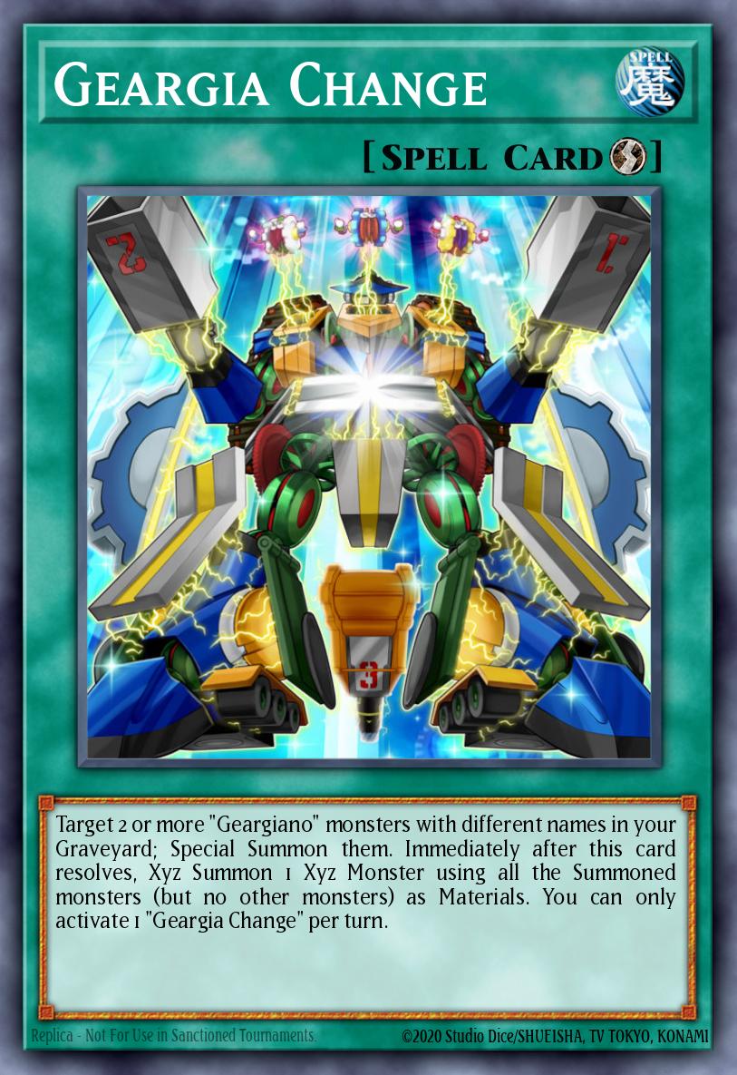 Geargia Change Common MP17-EN053 2017 Mega-Tin Mega Pack Yugioh card