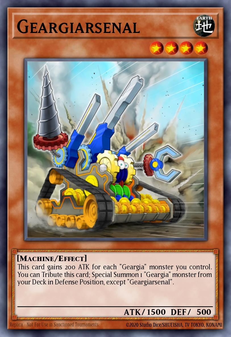 Geargiarsenal Super Rare AP05-EN006 Astral Pack Five Yugioh card