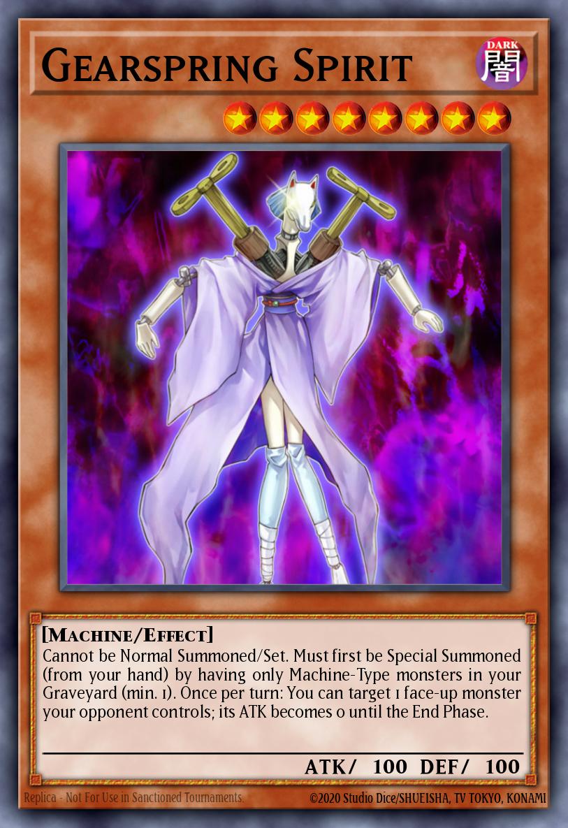 Gearspring Spirit Duel Terminal Normal Parallel Rare DT07-EN058 Duel Terminal 7b Yugioh card