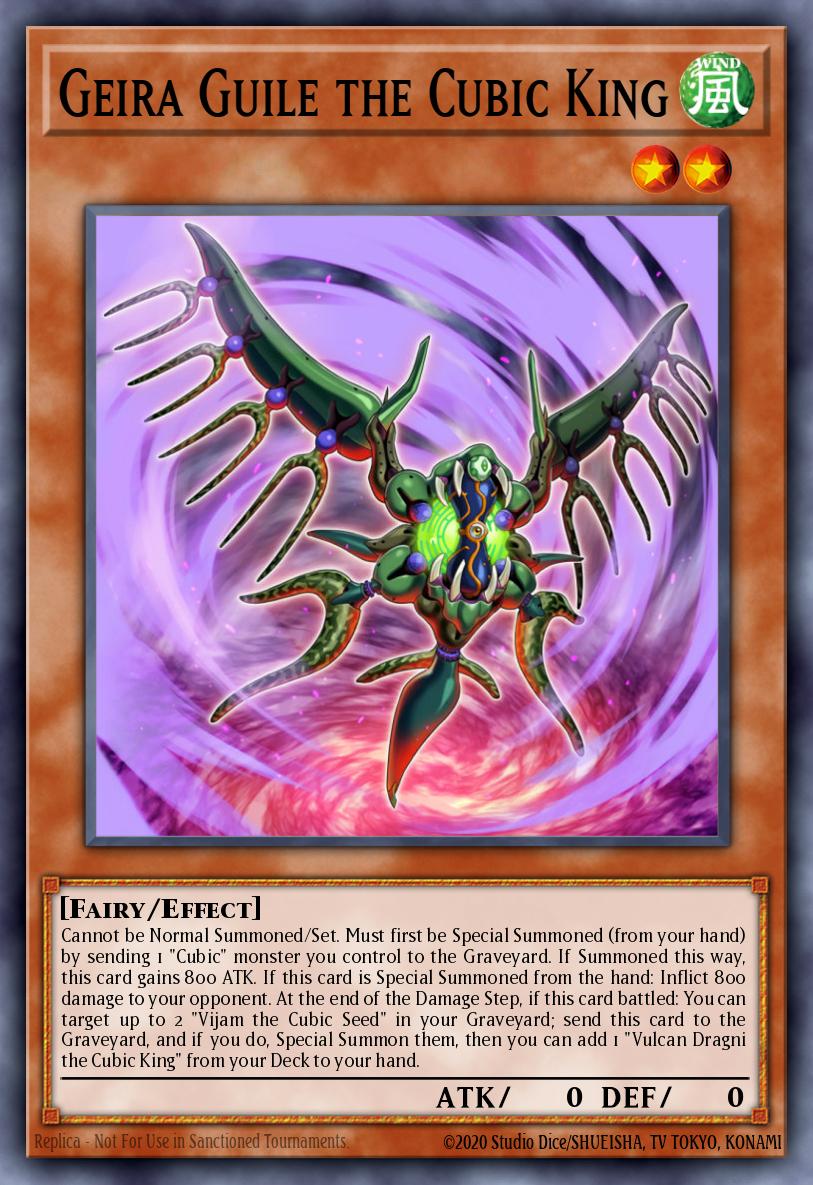Geira Guile the Cubic King Ultra Rare MVP1-EN036 Yu-Gi-Oh! The Dark Side of Dimensions Movie Pack Yugioh card