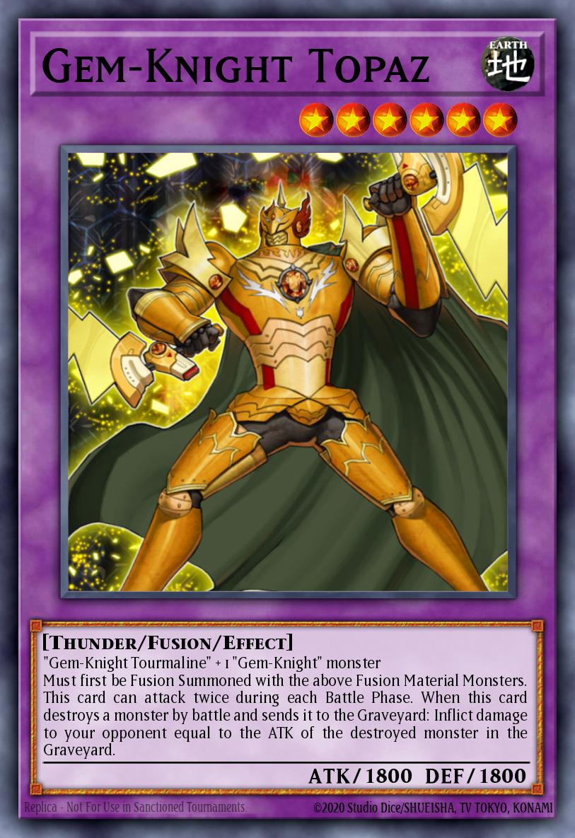Gem-Knight Topaz Ultra Rare BLMM-EN138 Battles of Legend Monster Mayhem Yugioh card