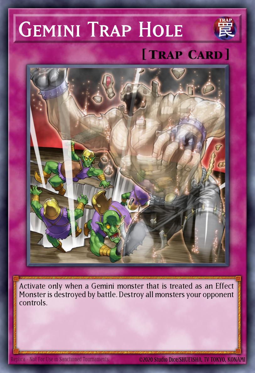 Gemini Trap Hole Common PTDN-EN073 Phantom Darkness Yugioh card