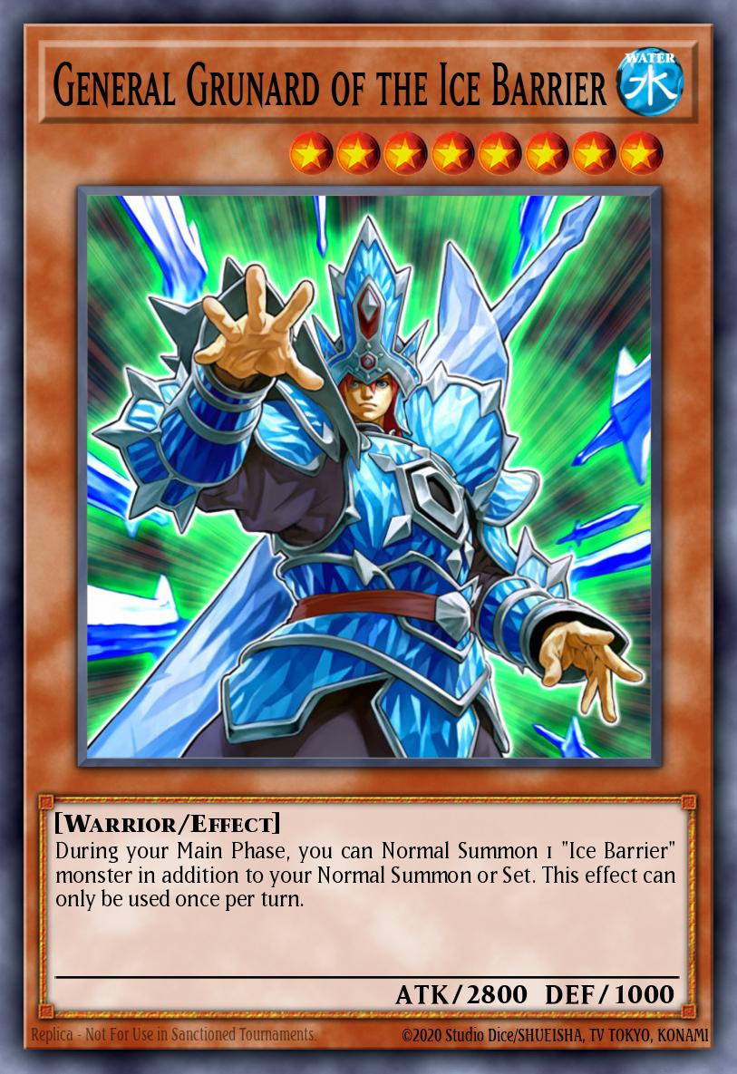 General Grunard of the Ice Barrier Duel Terminal Super Parallel Rare DT03-EN077 Duel Terminal 3 Yugioh card