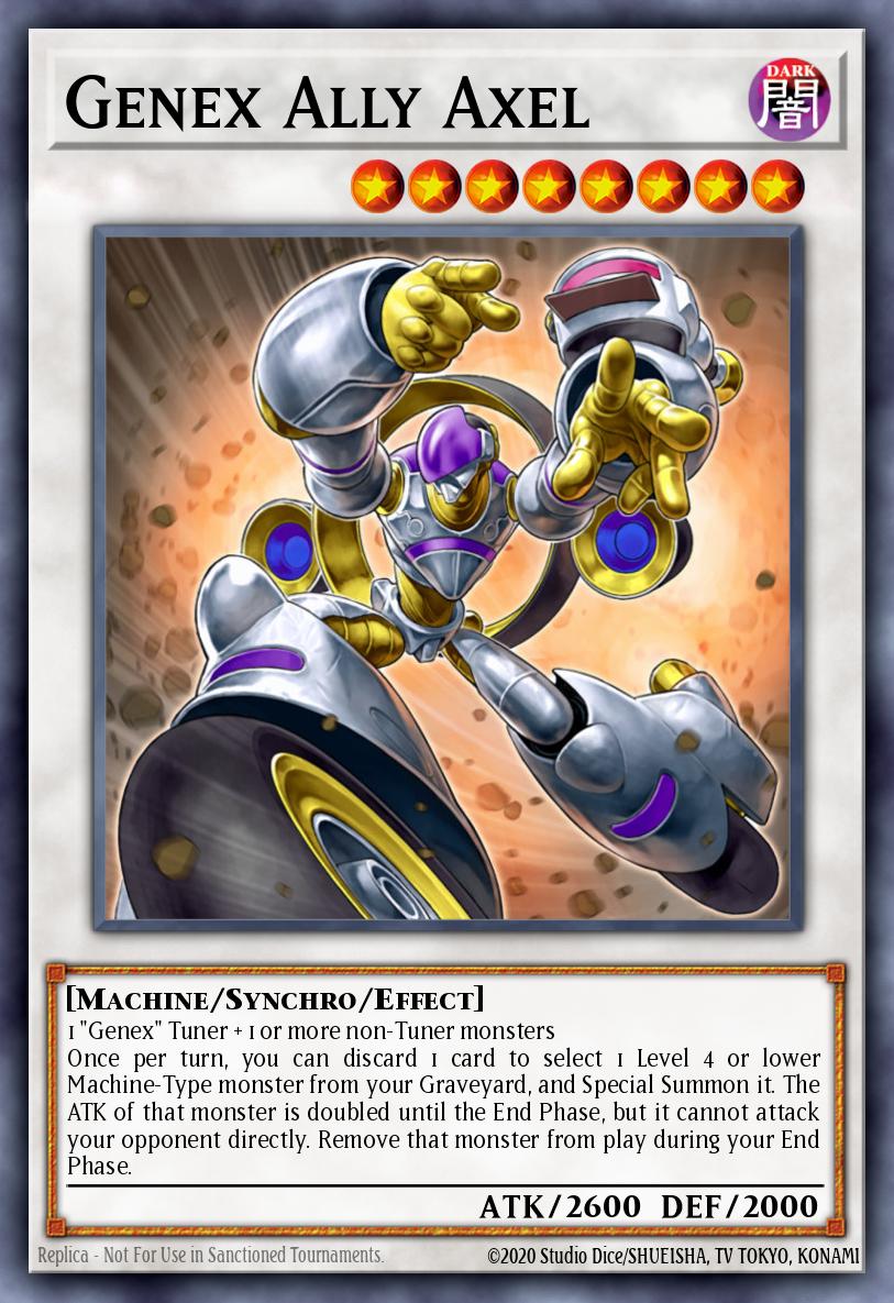 Genex Ally Axel Ultra Rare BLTR-EN088 Battles of Legend Terminal Revenge Yugioh card