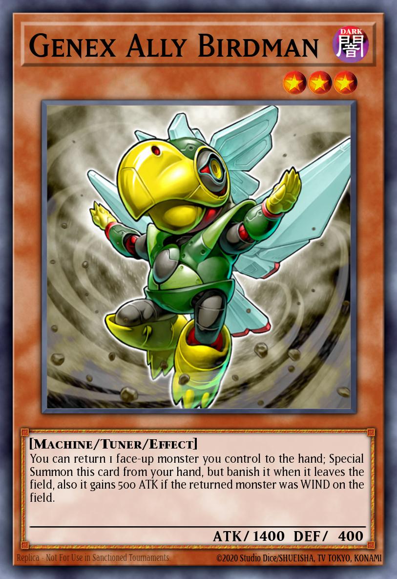 Genex Ally Birdman Ultra Rare BLTR-EN057 Battles of Legend Terminal Revenge Yugioh card