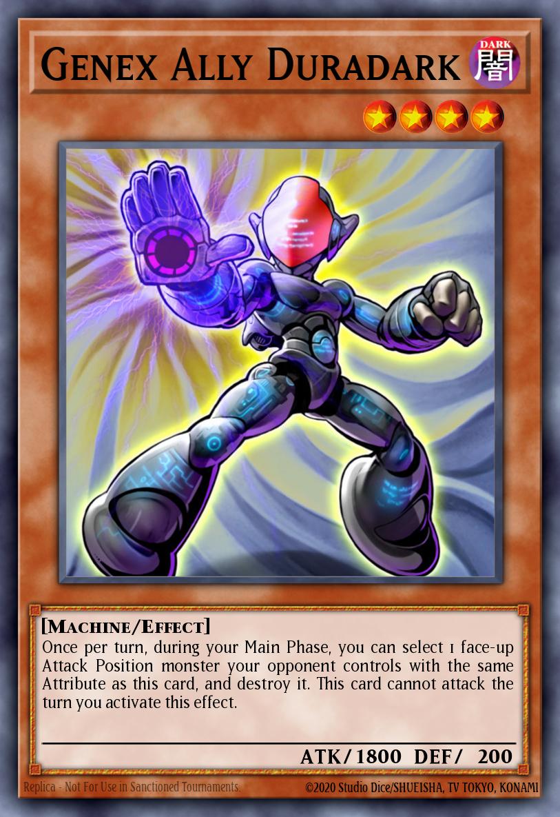 Genex Ally Duradark Ultra Rare BLTR-EN056 Battles of Legend Terminal Revenge Yugioh card