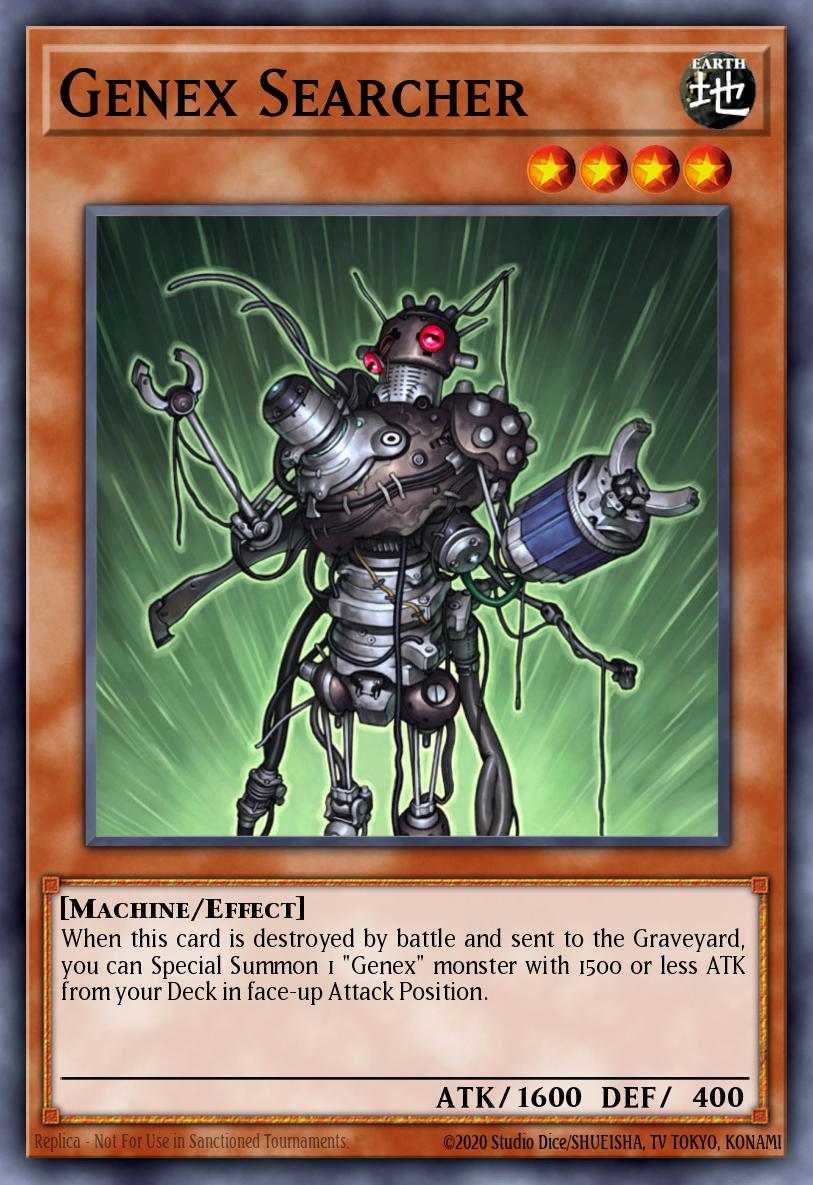 Genex Searcher Duel Terminal Normal Parallel Rare DT01-EN062 Duel Terminal 1 Yugioh card