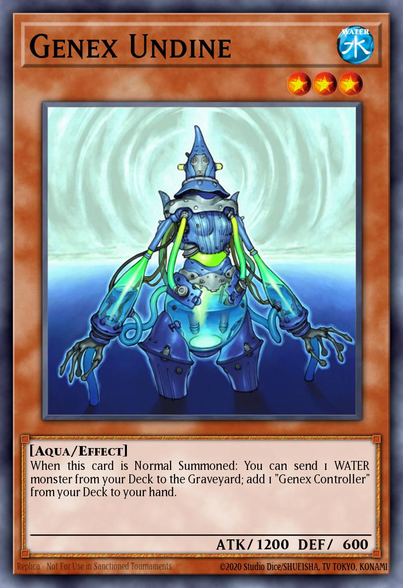 Genex Undine Super Rare AP01-EN005 Astral Pack One Yugioh card