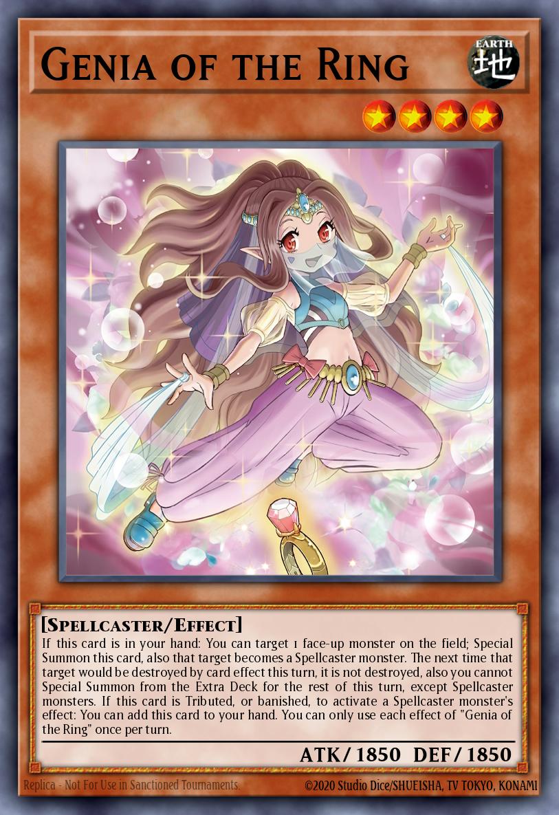 Genia of the Ring Super Rare BLZD-EN085 Blazing Dominion Yugioh card