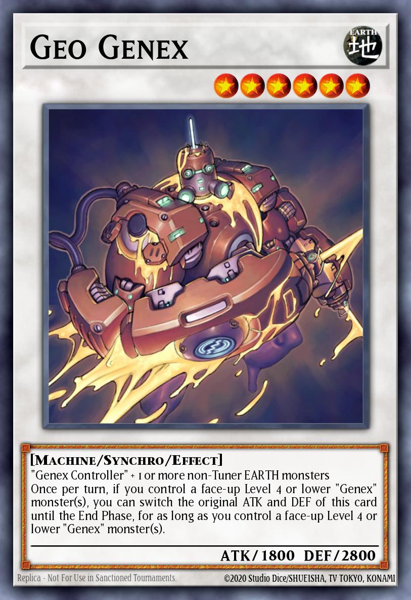 Geo Genex Duel Terminal Super Parallel Rare DT02-EN035 Duel Terminal 2 Yugioh card