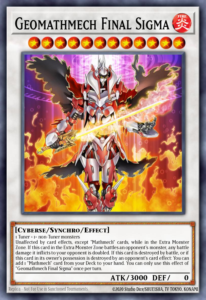Geomathmech Final Sigma Ultra Rare GFP2-EN134 Ghosts From the Past The 2nd Haunting Yugioh card