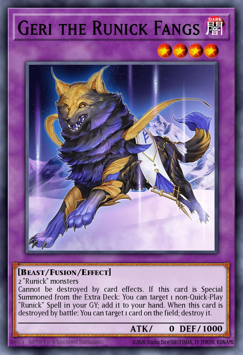 Geri the Runick Fangs Rare MP23-EN251 25th Anniversary Tin Dueling Heroes Mega Pack Yugioh card