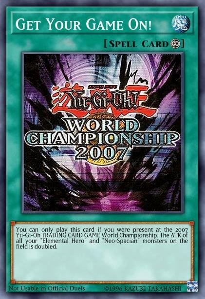 Get Your Game On Common WCPS-EN700 Yu-Gi-Oh! World Championship 2007 prize cards Yugioh card
