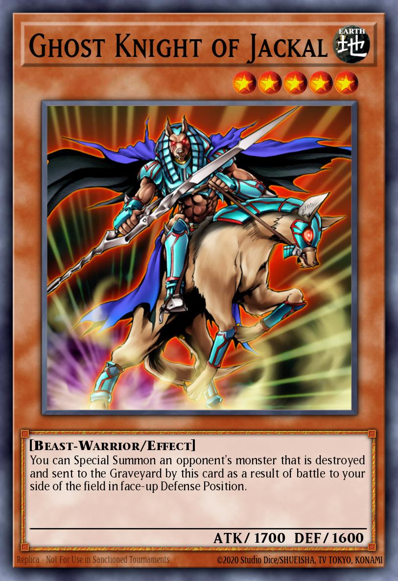 Ghost Knight of Jackal Ultra Rare AST-071 Ancient Sanctuary Yugioh card