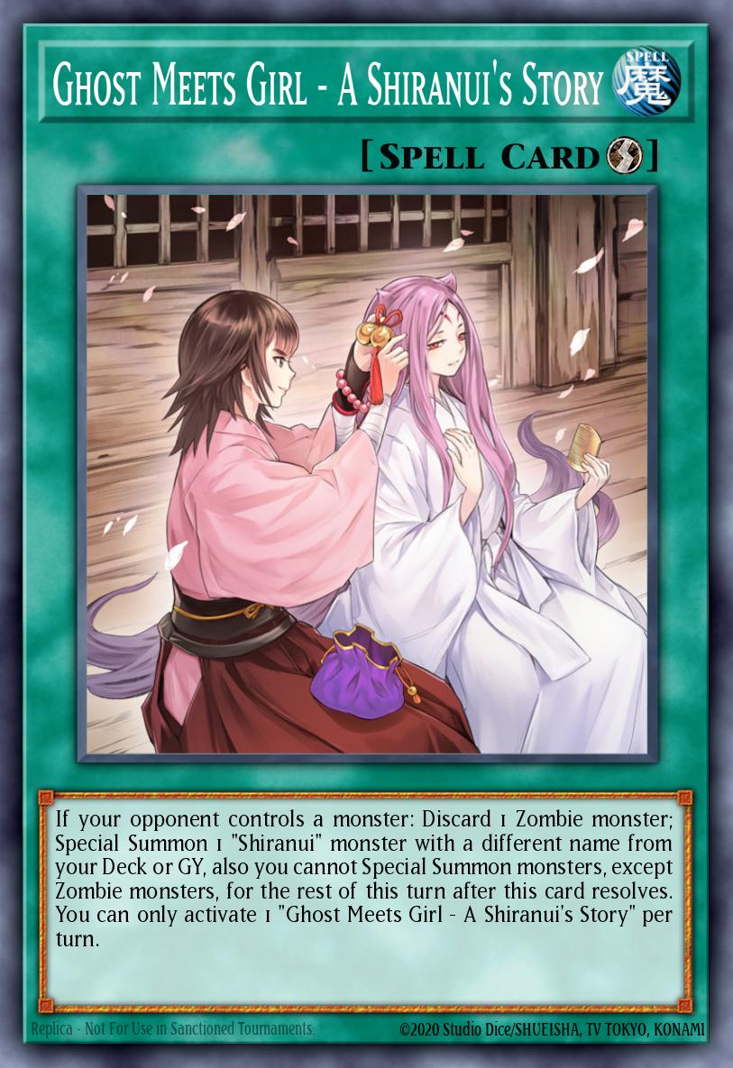 Ghost Meets Girl - A Shiranuis Story Ultra Rare SAST-EN063 Savage Strike Yugioh card