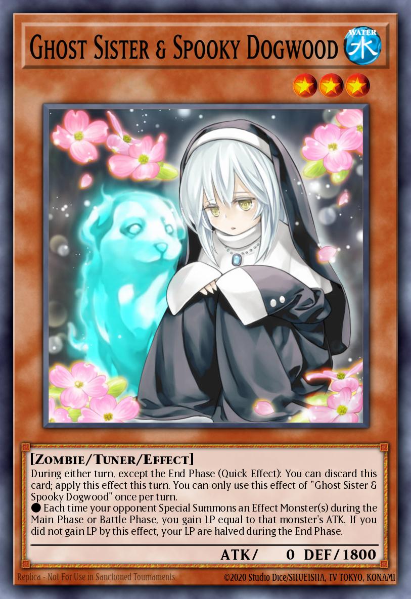 Ghost Sister and Spooky Dogwood Super Rare MP22-EN259 2022 Tin of the Pharaohs Gods Yugioh card