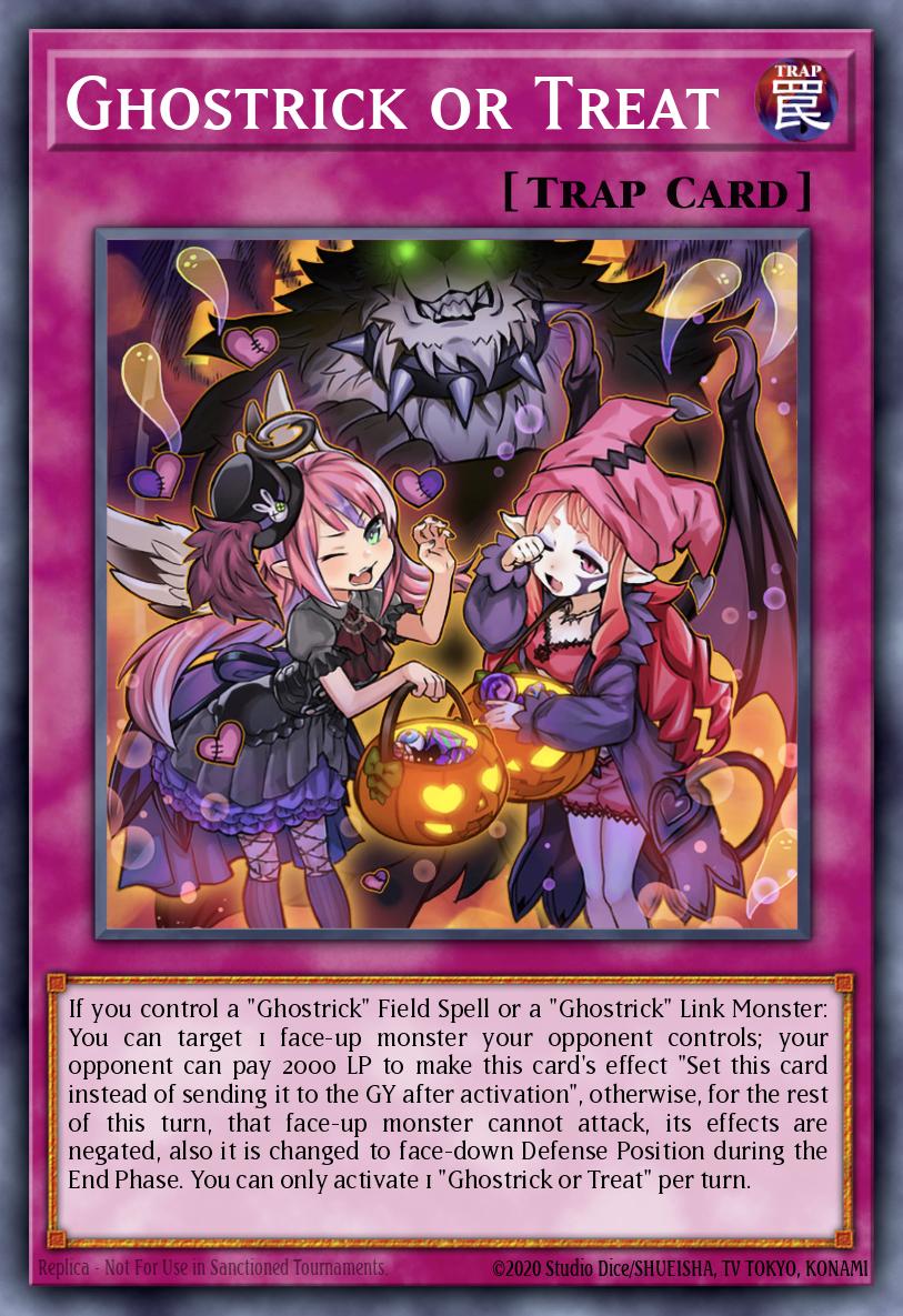 Ghostrick or Treat Common BACH-EN076 Battle of Chaos Yugioh card