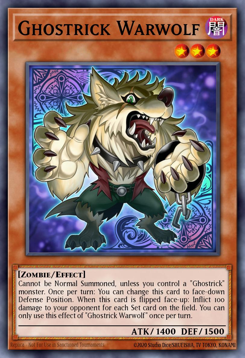 Ghostrick Warwolf Common PRIO-EN023 Primal Origin Yugioh card