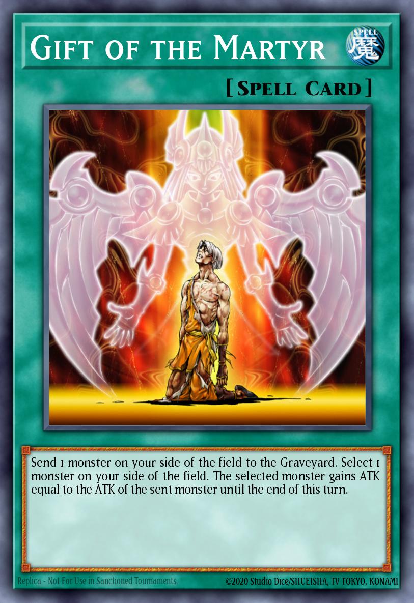 Gift of the Martyr Common DR3-EN219 Dark Revelation Volume 3 Yugioh card