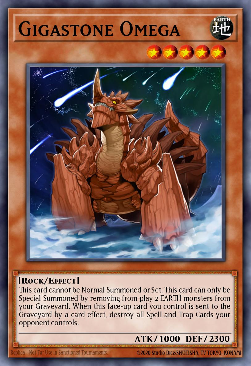 Gigastone Omega Common RGBT-EN032 Raging Battle Yugioh card