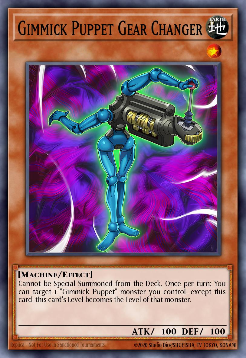 Gimmick Puppet Gear Changer Super Rare NUMH-EN006 Number Hunters Yugioh card