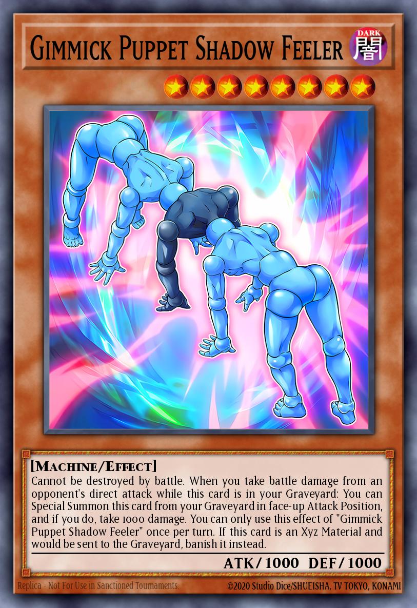 Gimmick Puppet Shadow Feeler Gold Secret Rare PGLD-EN012 Premium Gold Yugioh card