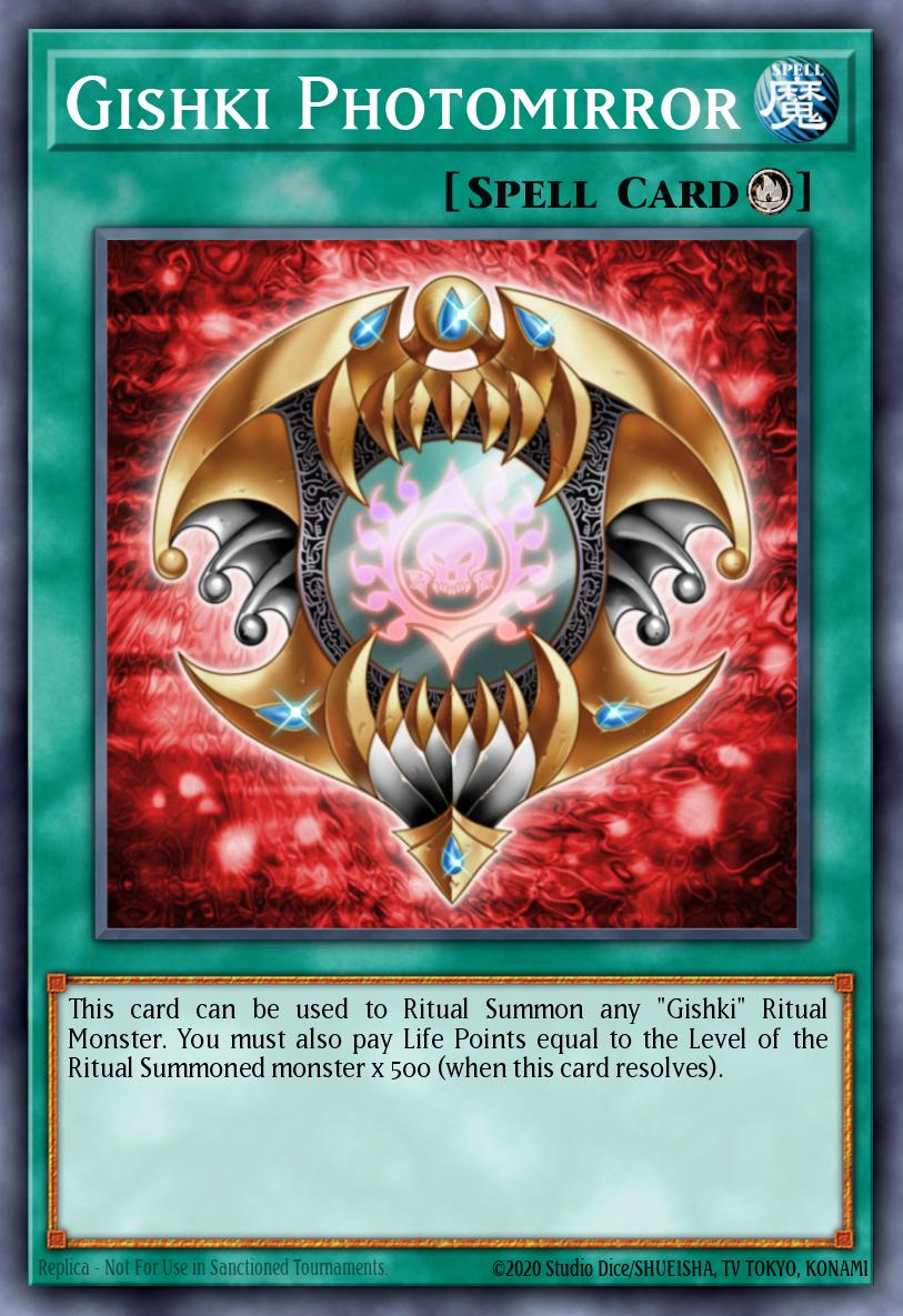 Gishki Photomirror Duel Terminal Normal Parallel Rare DT07-EN044 Duel Terminal 7a Yugioh card