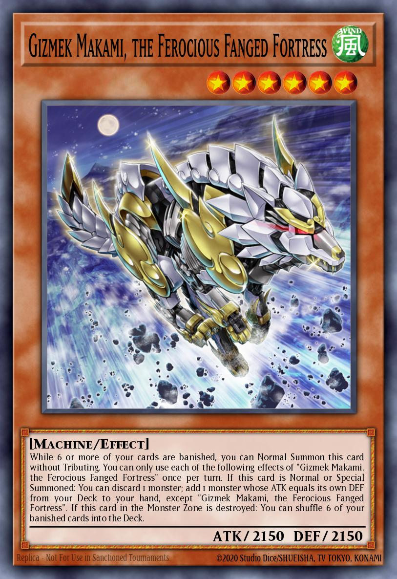 Gizmek Makami the Ferocious Fanged Fortress Common EGO1-EN021 Egyptian God Deck Obelisk the Tormentor Yugioh card