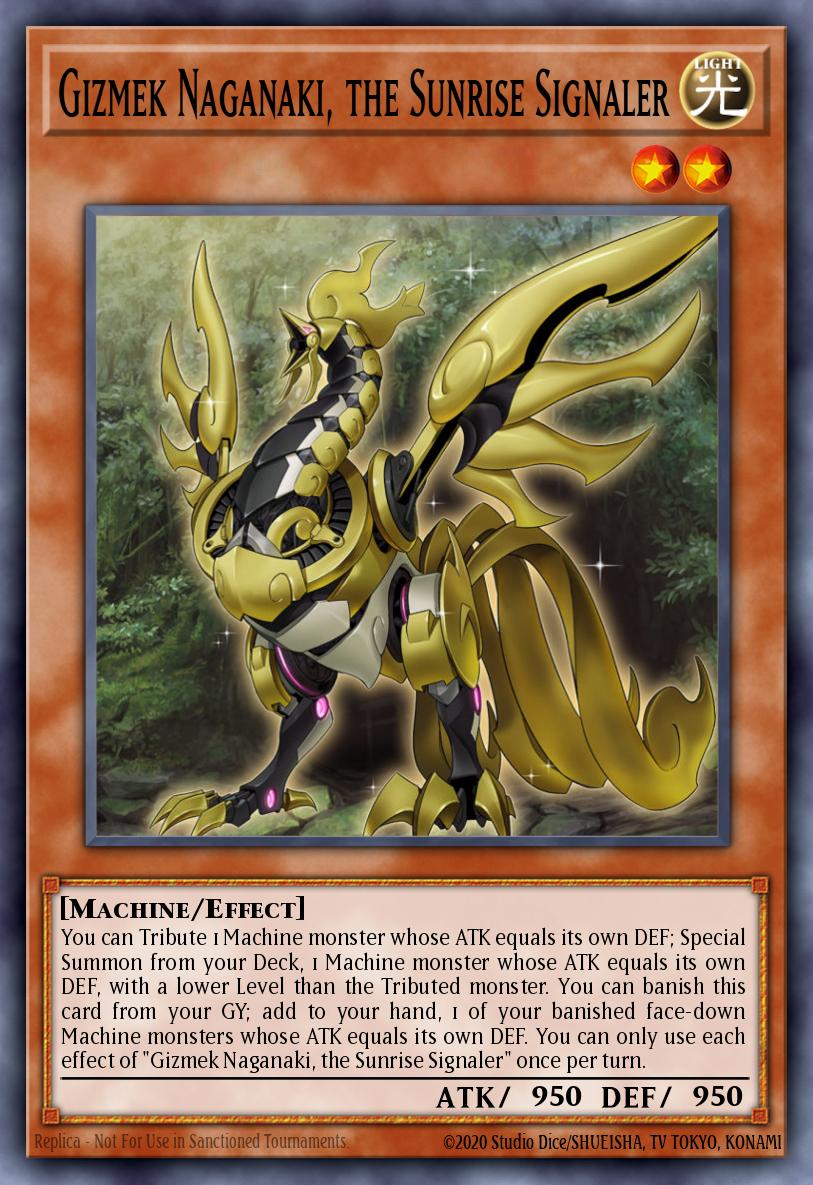 Gizmek Naganaki the Sunrise Signaler Common MP22-EN131 2022 Tin of the Pharaohs Gods Yugioh card