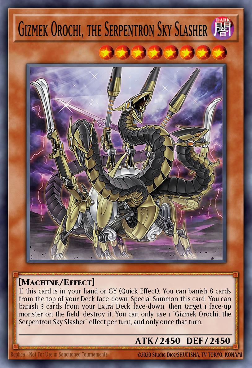 Gizmek Orochi the Serpentron Sky Slasher Ultra Rare MP20-EN114 2020 Tin of Lost Memories Mega Pack Yugioh card