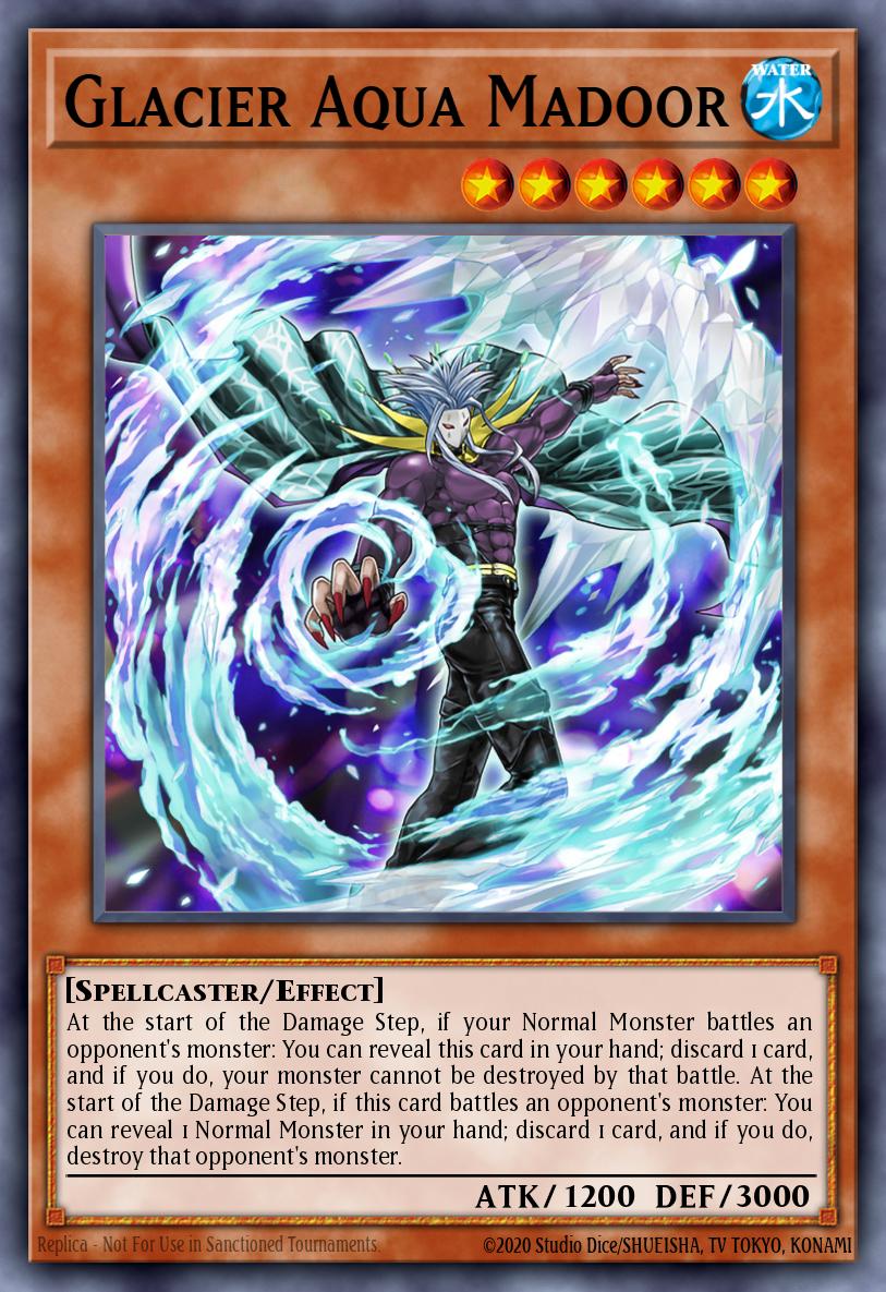 Glacier Aqua Madoor Rare MP22-EN135 2022 Tin of the Pharaohs Gods Yugioh card