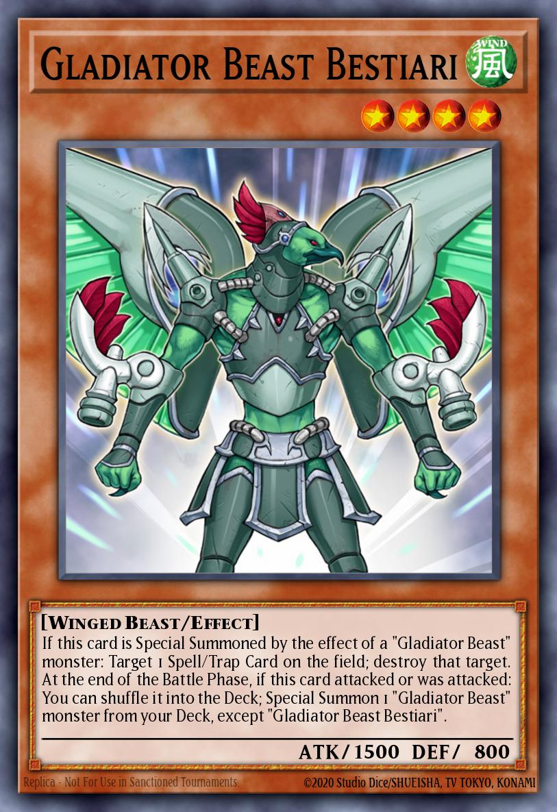 Gladiator Beast Bestiari Common AP07-EN018 Astral Pack Seven Yugioh card