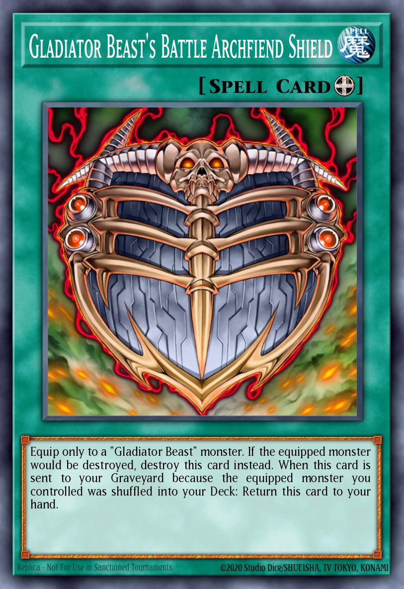 Gladiator Beasts Battle Archfiend Shield Common AP03-EN022 Astral Pack Three Yugioh card
