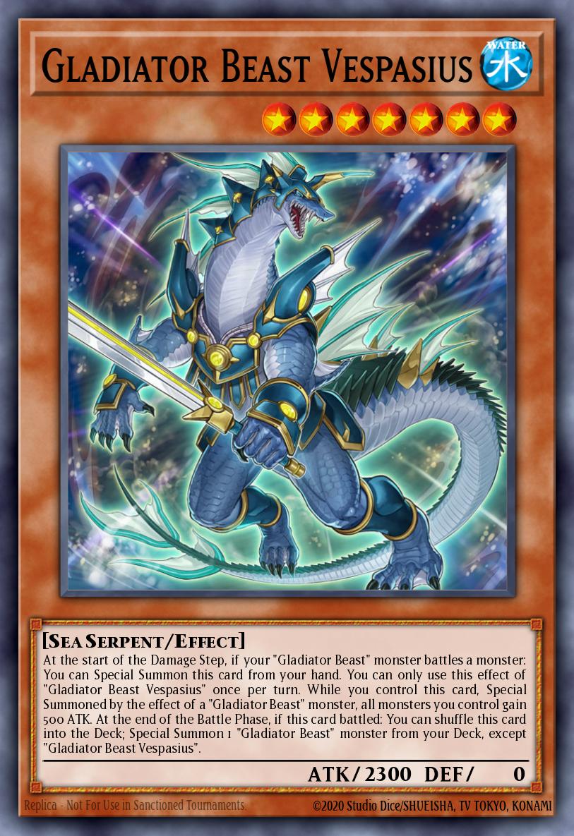 Gladiator Beast Vespasius Common MP20-EN157 2020 Tin of Lost Memories Mega Pack Yugioh card
