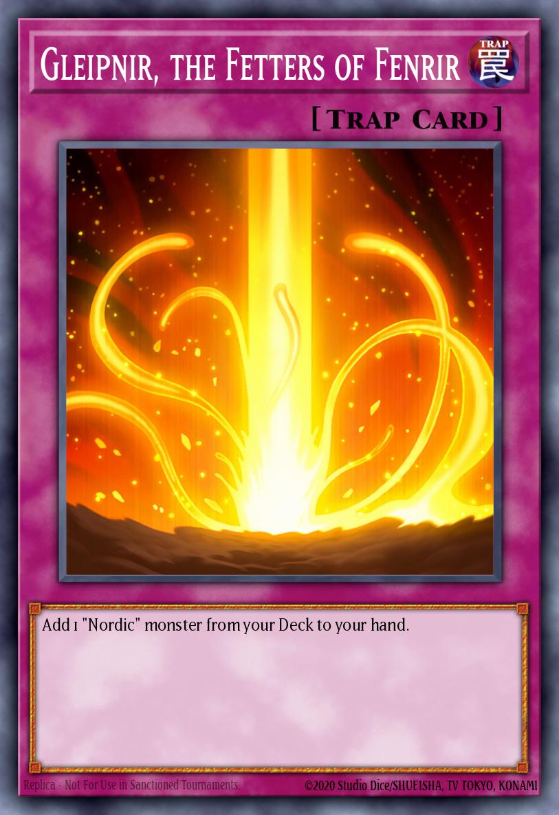 Gleipnir the Fetters of Fenrir Starfoil Rare BATT-EN011 Battle Pack Tournament Prize Cards Yugioh card
