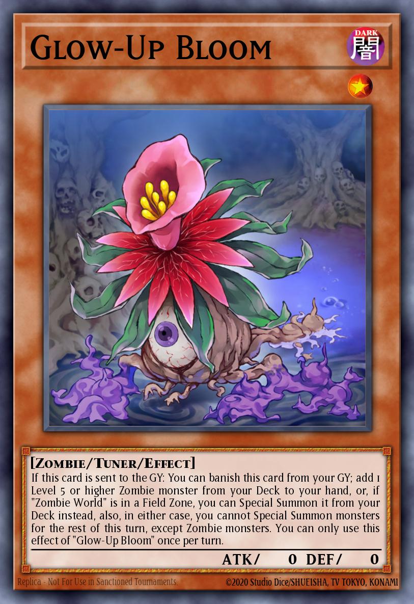 Glow-Up Bloom Ultra Rare GFP2-EN115 Ghosts From the Past The 2nd Haunting Yugioh card